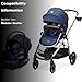 Maxi-Cosi Zelia™ Luxe 5-in-1 Modular - Baby Travel System Car Seat and Stroller, Infant Car Seat and Stroller Combo, Baby Car Seat and Stroller Combo in New Hope Navy