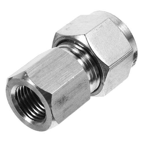 Cabilock Connettore Del Tubo Compressione Inox Raccordo Dritto per Facile Installazione per Usi Idraulici e Industriali