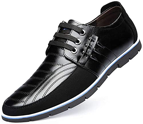 Men's Leather Shoes Loafers Casual Oxford Lace Up Business Classic Comfortable Driving Office Walking Moccasin British Fashion