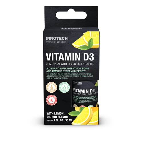 INNOTECH Nutrition: Vitamin D3 Oral Spray, Lemon Flavour - 30