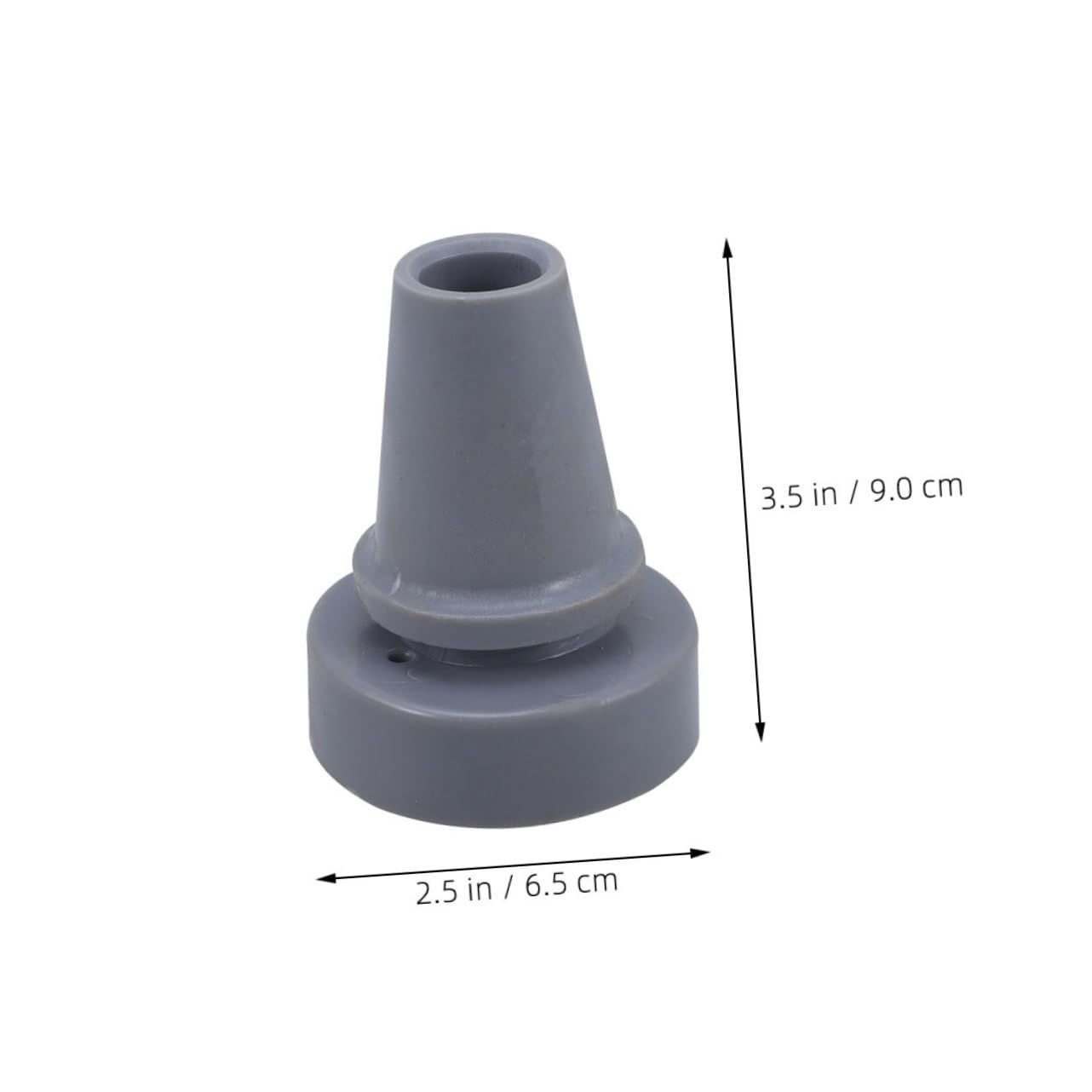 HANABASS Crutch Tips Replacement Plastic Walking Stick Accessories Anti-Slip Foot Pad for Crutches and Walking Sticks Grey Oxford