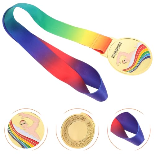 Medallas de natación para niños de metal GALPADA con colgador 2