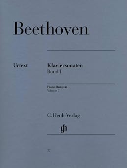 Beethoven Piano Sonatas - Volume I for Solo Piano Multilingual Edition | Urtext Sheet Music Collection | Advanced Classical Piano Songbook for Students and Performers | 15 Sonatas for Practice