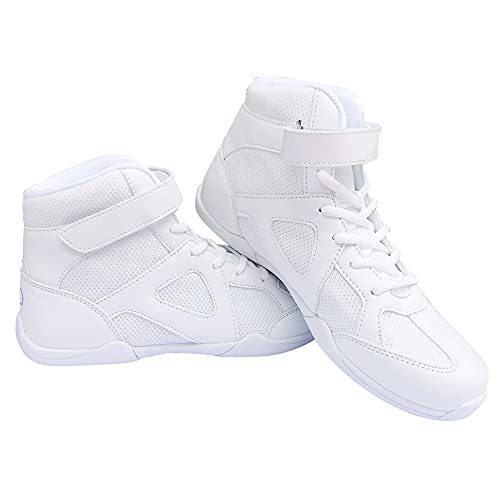 Danzcue Mid Top White Cheer Shoes4