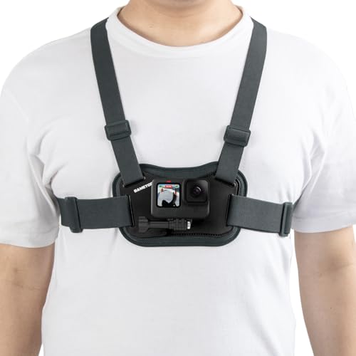 Sametop Chest Mount Harness Chesty Strap Compatible with GoPro Hero 13 12 11 10 9 8 7 6 5 Session DJI Osmo Action Cameras - Balance Stability and Comfort Performance - Image 5