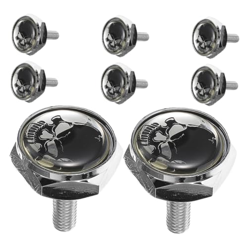 Tornillos de calavera de acero inoxidable PRETYZOOM con cierres antirrobo