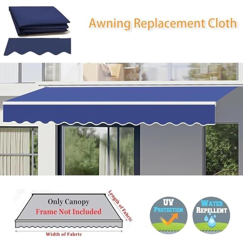 Toldo de patio de repuesto de 2x1,5 m en poliéster con protección UV para terraza 6