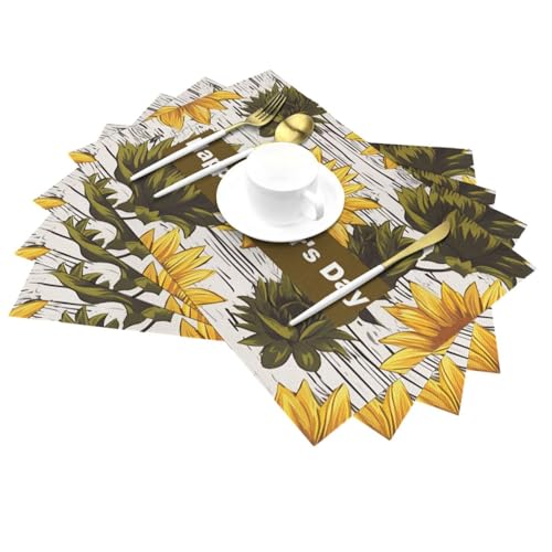 Set de table antidérapant lavable pour en finir avec les taches sur la table