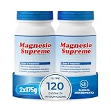 Magnesio Supremo Integratore Alimentare Elevato Assorbimento 350 g, 2x175 g...