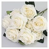 Künstliche Blumen im Freien können während des Transports zusammengedrückt und deformiert werden, können jedoch nach leichtem Platzieren wiederhergestellt werden.