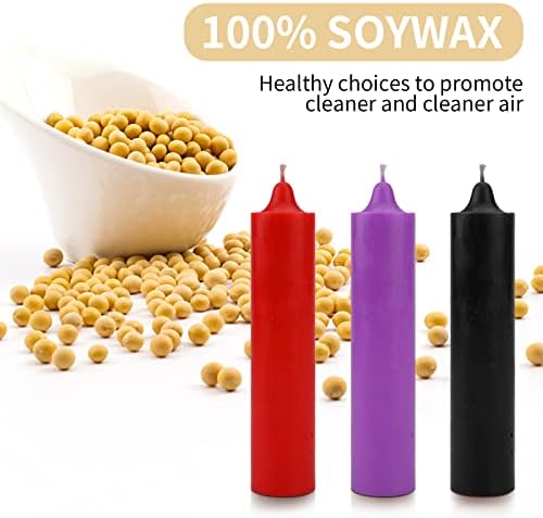 GLAITC Low Temperature Candles, Tricolor Wax Dripping Candles Romantic Sex Candles Adult candle Low Heat Candles Love Candles for Couples Lovers, Gift Home Decoration Drip Candles Hot Fun