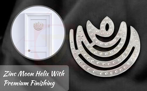 Image of Zinc Chand Helix | 4 Inch Approx | Pack of 3 | North-East /North Vastu Remedy | Main Door, Bedroom, Toilet | Vastu Dosh Correction Helix | Vastu Remedies Product