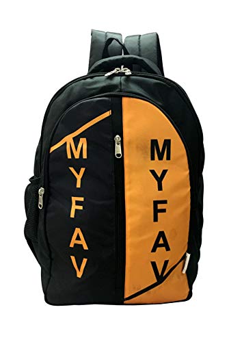Image of MY FAV Laptop Backpack | Printed Lightweight Laptop Bag for Men & Women | Water-Resistant Office, School & College Backpack | Spacious & Durable with Multi Compartments |Fits Up to 17 inch Laptop