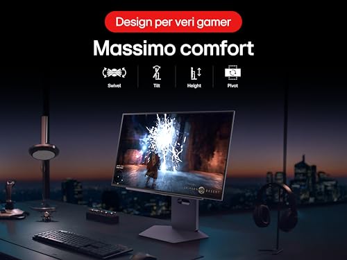 UltraGear OLED 27GX790A Monitor Gaming 27", QHD (2560x1440), OLED, 480Hz, 0,03ms (GtG), G-Sync, FreeSync Premium Pro, HDR True Black 400, HDMI 2.1, DisplayPort 2.1, Nero - Monitor - Immagine 6