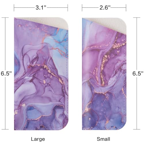 Image of TRIUMPH VISION 3 Pack Reading Glasses Pouch - Soft Eyeglasses Bag Portable Cloth Eyewear Case