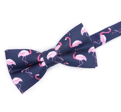 Image of OCIA Cute Pattern Pre-tied Bow Tie Adjustable Bowties for Adult & Children