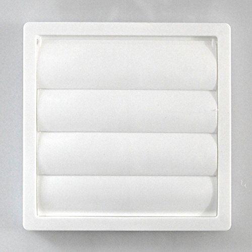 calimaero VK 125 mm Verschlussklappe Lüftungsgitter mit beweglichen Lamellen