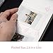hey blanks 3 Inch Vegan Leather Hardcover Mini Photo Album with Writing Space 52 Pockets Compatible with Fujifilm Instax Mini 11 9 8 7s 90 70, Wedding Mini Photo Album (Olive)