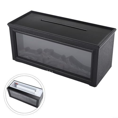 Difusor aromático eléctrico con efecto llama 3D y control remoto miniatura 4