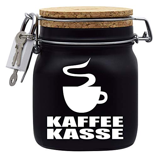 Spardose Kaffeekasse Geld Geschenk Idee Schwarz M Cover