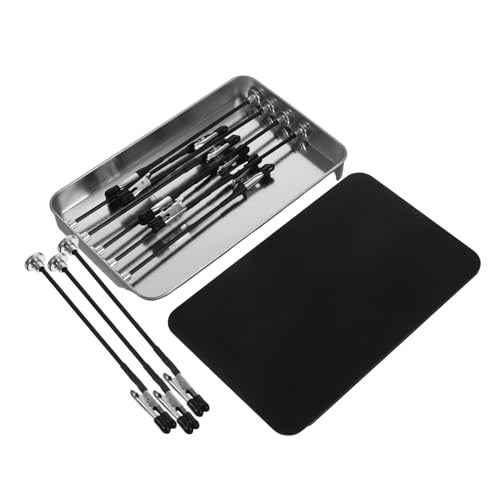 BUGUUYO Krokodilklemme Mit Sockel Metall-abgreifklemmen Für Modellbau Löten Basteln Mini-clips Zum Aufhängen Flexibel Und Praktisch