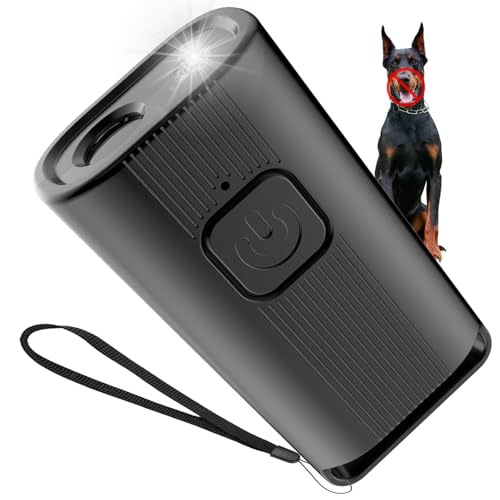 Baopilong Mini Ultrasonic Dog Bark Deterrent Device - Stop Dog Barking Device for Own or Neighbor's Dog, Rechargeable Anti Barking Dog Trainer Portable Stop Barking Pet Training Tool