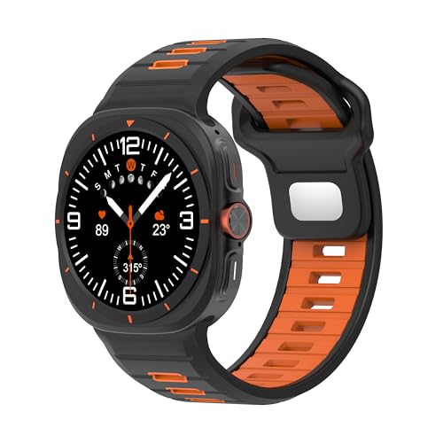Bracelet Galaxy Watch Ultra 47mm boucle souple bicolore pour éliminer les vides