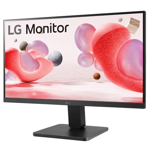 LG 22 Inch (55cm) FHD Monitor 1920 x 1080, AMD FreeSync, VA, 100Hz, sRGB 99% Typ(CIE1931), Black Stabilizer, Virtual Borderless, Flicker Safe, Reader Mode, OnScreen Control, HDMI,VGA, 22MR410(Black) 2 41PEZruvj1L