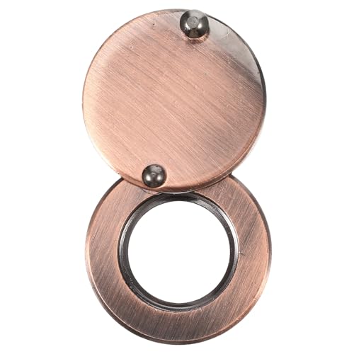 Happyyami 防犯銅製ドアビューリッド プライバシー保護 転式のぞき防止カバー 家 オフィス ホテル用簡単取付 玄関ドア用視界遮断カバー