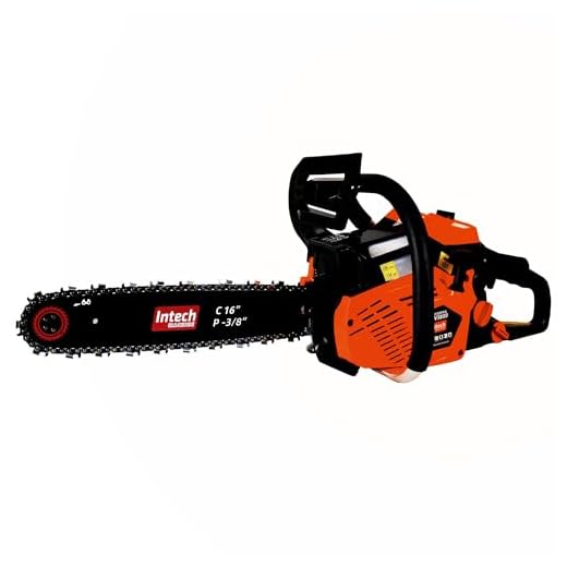 3.Motoserra a gasolina 37cc 1.8 Hp com sabre de 16"SAW 3800 - Intech Machine