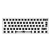 Produktbild Sharkoon SKILLER SGK50 S4 Barebone ISO, weiß, 60% Layout, Hot-Swap Schaltertechnologie