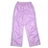 [ボストアール] キッズ レインパンツ セパレート ズボン 収納袋付き 軽量 撥水 防水 無地 女の子 男の子 男女兼用 子供 ジュニア boster キッズM,LAVENDER