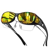 DUCO Night Vision Glasses for men women Fit-Over...