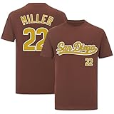 Mason Miller Shirt T-Shirt Jersey Baseball No Brand/Logos 100% Cotton for Brown Mens/Womens/Kids