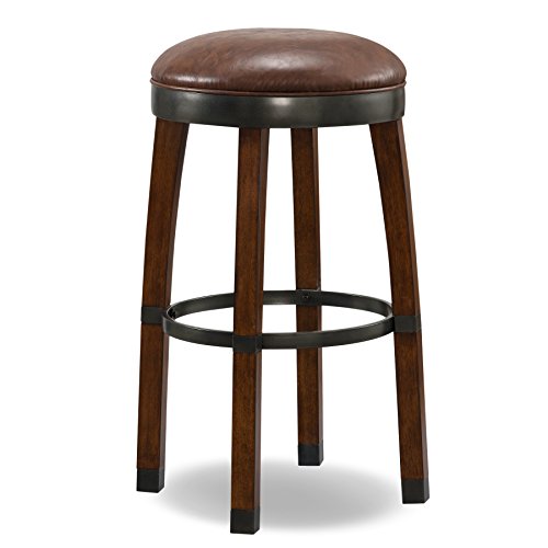 Image of Leick Home Calton Bar Stool, Sable, Sienna
