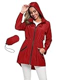 Avoogue Rain Jacket Womens Waterproof With Hood Women Jacket Rain Coat For Women