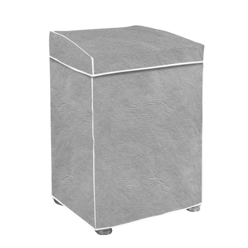 'Capa Para Maquina De Lavar Brastemp Eletrolux Consul 07Kg 08Kg 09Kg 10Kg 11Kg12Kg 13Kg 14Kg 15Kg 16Kg 17Kg Impermeável Forrada Com Elástico Traseiro Proteção UV Material Super Resistente ' (Cinza, G)