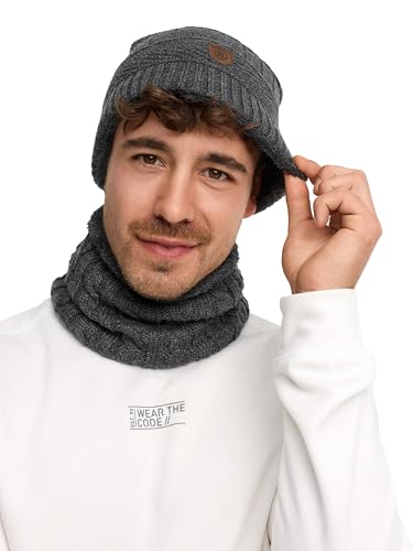 Ensemble Hiver Bonnet et écharpe Indicode protégeant du froid glacial - 2