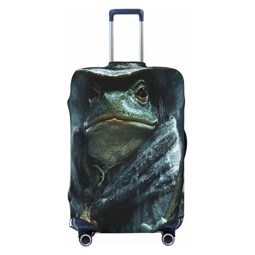 Frog Wizard Durable Luggage Cover Suitcase Protector Anti-Scratch Luggage Cover Fits 18-32inch Luggage, Black, M
