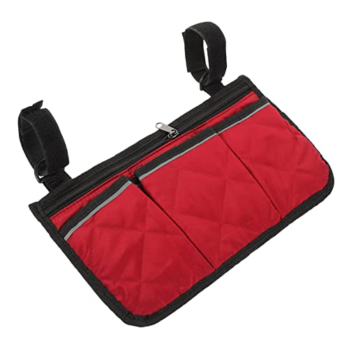 Borsa Laterale Per Sedia Rotelle e Passeggino Organizer Con Tasche Multiple Accessori Pratici Per Bracciolo Facile Da Installare