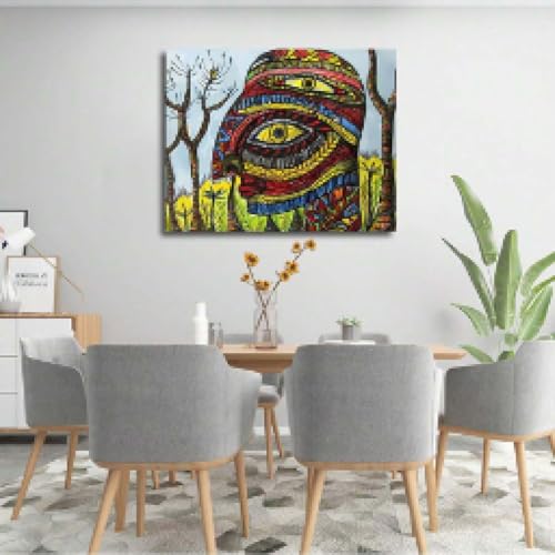 Graffiti Toile Art Peintures Rétro : la solution pour un mur terne