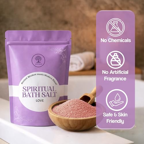 Image of Love Bath Salt 200g & Relationship Bracelet Combo Set Aura Cleansing Soak for Romance, Harmony & Emotional Balance