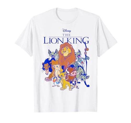 T-shirt Le Roi Lion Disney en coton doux anti-déformation et motif durable