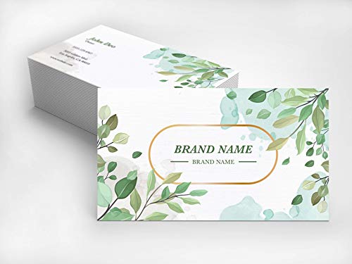 Premium Custom Business Cards 3.5x2 inches 100 cards Customizable Design with Woven Texture and check pattern Linen card stock