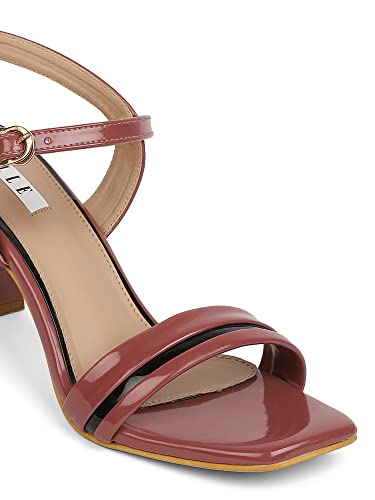Image of ELLE Women Solid Velcro Regular Open Toe Flats Sandal