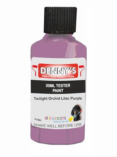 Premium Interior Wall & Ceiling Emulsion Paint – Twilight Orchid Lilac Purple – Rich Matt Finish, Durable & Washable, Low Odour, Ideal for Living Rooms, Bedrooms & Hallways (30ML Tester Bottle)