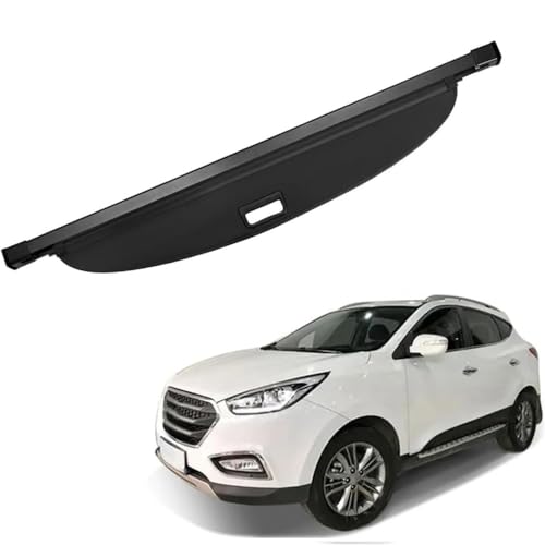 Cubierta maletero Hyundai ix35 2010-2015 2016, protector retráctil trasero y accesorio interior 3