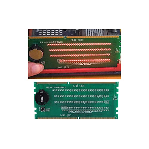 Vbestlife Pc Desktop Mainboard Board Ddr 2/Ddr 3 Ram Memory Slot Tester Card With Led Light #TOP1