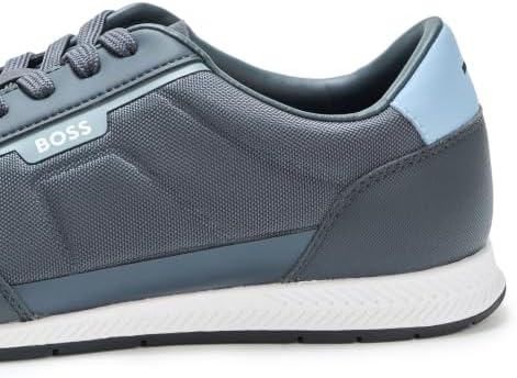BOSS, Nitan Low Profile Sneaker, Navy Zone, 8 - 3