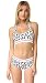 Calvin Klein Women's Modern Cotton Ck Bralette, Shifting Planes Logo/White, Small